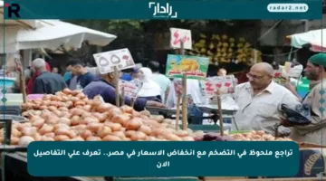 تراجع ملحوظ في التضخم مع انخفاض الأسعار في مصر.. تعرف على التفاصيل الآن